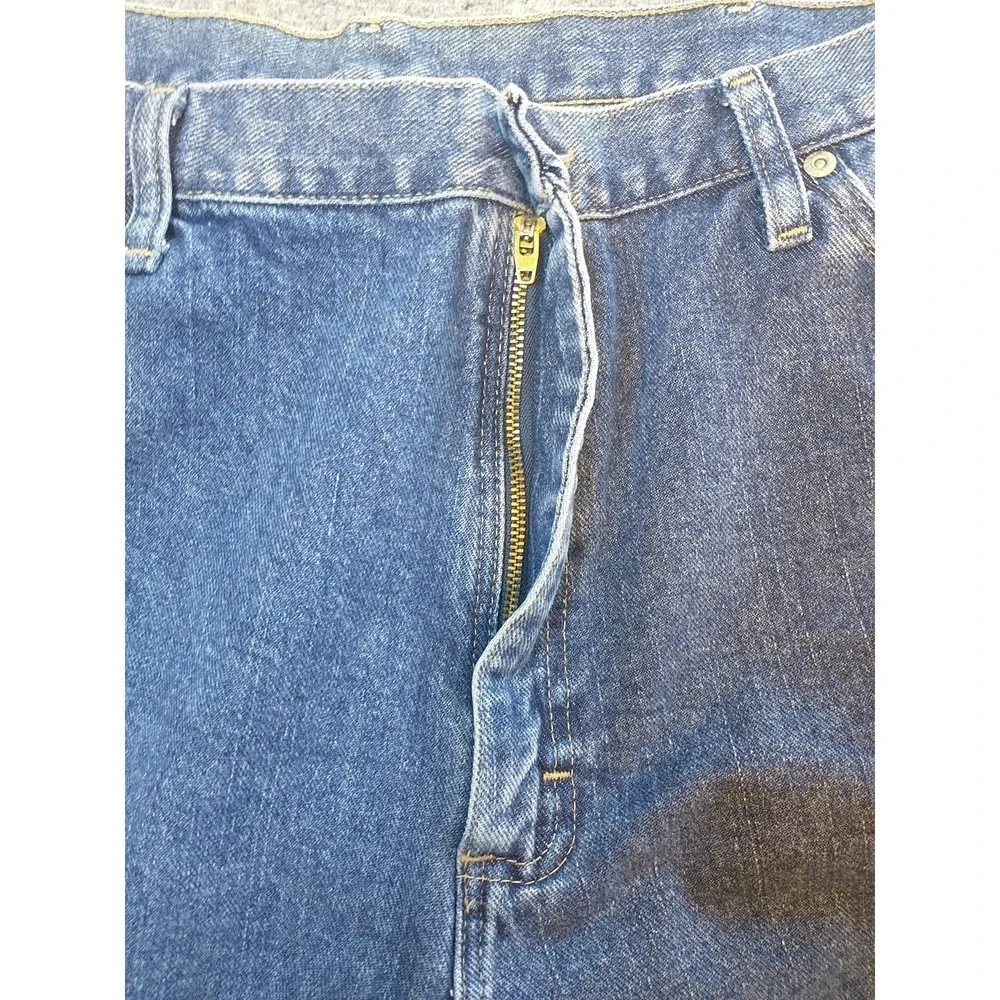 Wrangler Hero Authentic Mens Blue Straight Leg Jeans 38x31 Medium Wash 97T01VR